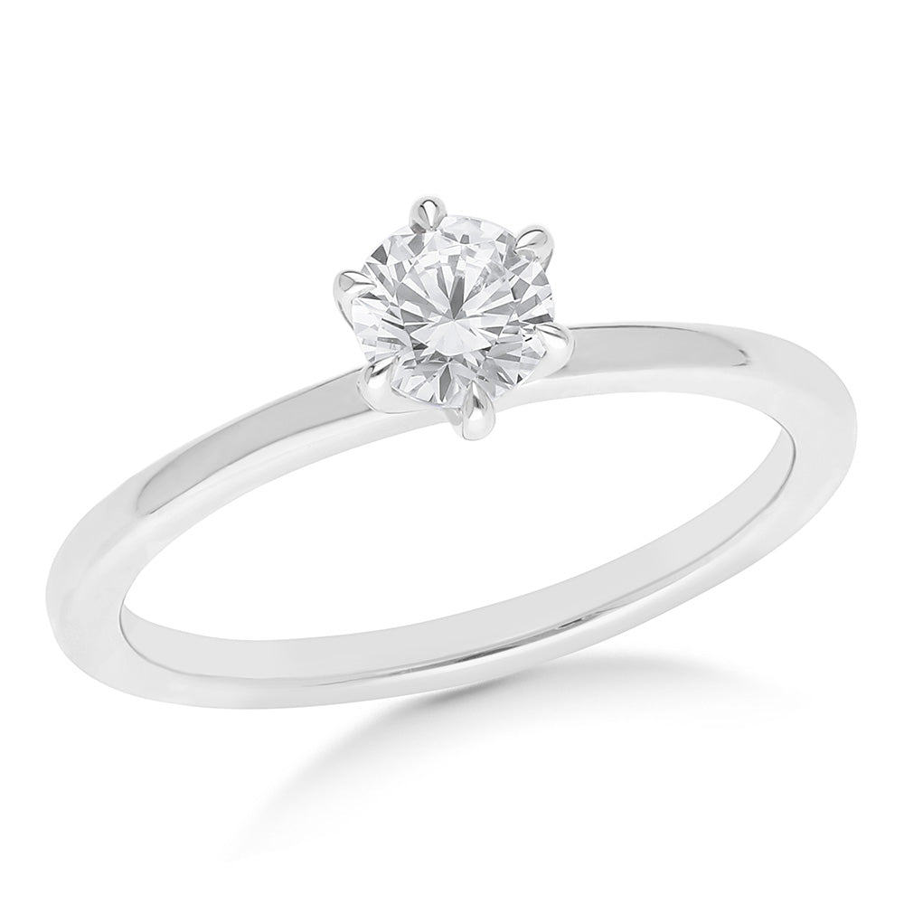 The Cleo - Round Brilliant Cut Diamond Ring