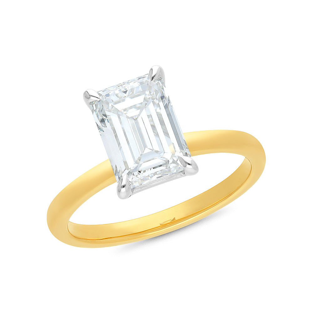 The Dahlia- Radiant Cut Diamond Ring
